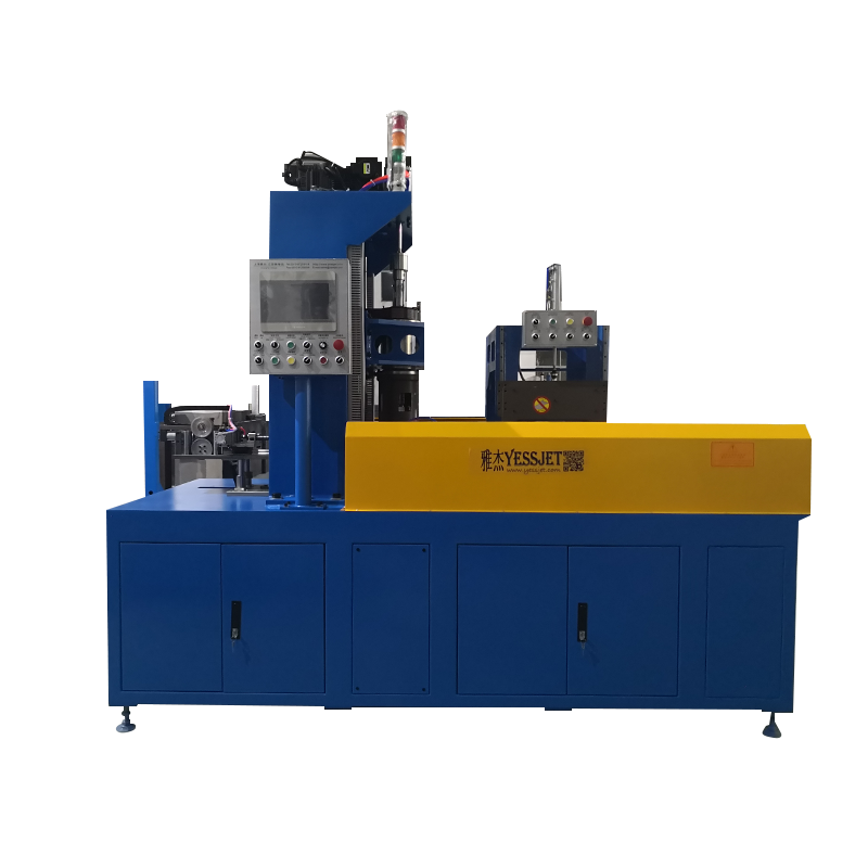 Volautomatische oprol-, inbind- en inpakmachine